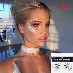 Jewel face stickers